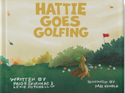 Lexie Spiranac and Paige Spiranac's book, Hatties Goes G.olfing